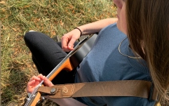 Cutrea Ukulele Ortega Vegan Series Ukulele-Strap - Tan + Bonus CONNECT-XX