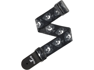 Alchemy Guitar Strap Skulls in Spades