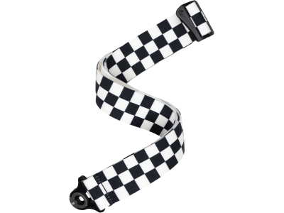 Auto Lock Guitar Strap Skater Checkerboard
