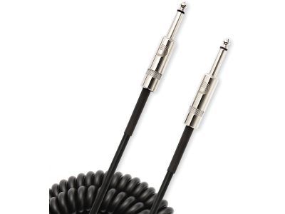 Custom Series Coiled Instrument Cable Black 9.14 m