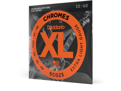 ECG23 Chromes Flat Wound Extra Light 10-48