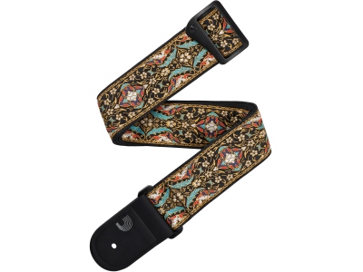 Eco Persian Woven Guitar Strap Black