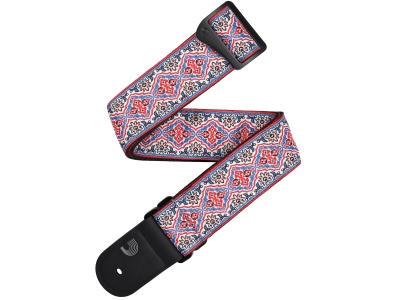 Eco Persian Woven Guitar Strap White