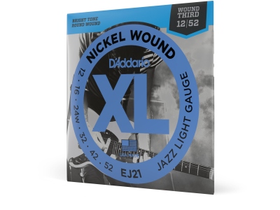 EJ21 Nickel Wound Jazz Light 12-52