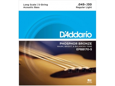 EPBB170-5 Ph Bronze Acoustic Bass 45-130