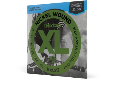 EXL117 Nickel Wound Medium Top/Extra-Heavy Bottom 11-56