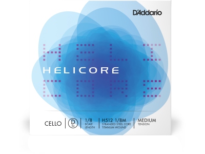 Helicore Cello Single D String 1/8 Scale MT