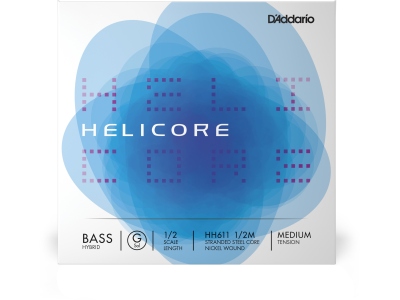 Helicore Hybrid Bass Single G String 1/2 Scale MT