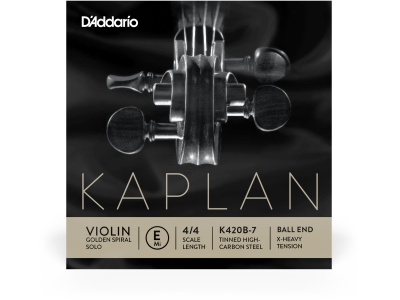 Kaplan Ball End Violin Single E String 4/4 Scale Extra-HT