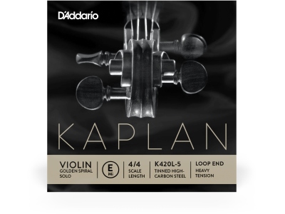 Kaplan Golden Spiral Solo Loop End Violin Single E String 4/4 Scale HT