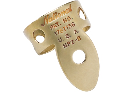 National Brass Finger Picks - 12 pack