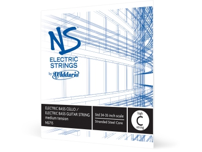 NS Electric Bass/Cello Single High C String 4/4 Scale MT