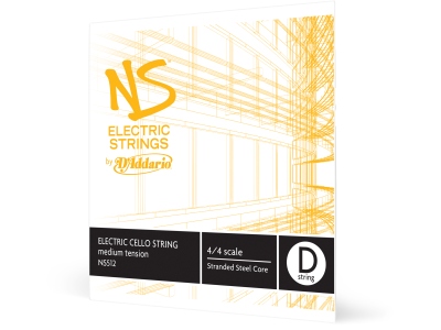 NS Electric Cello Single D String 4/4 Scale MT