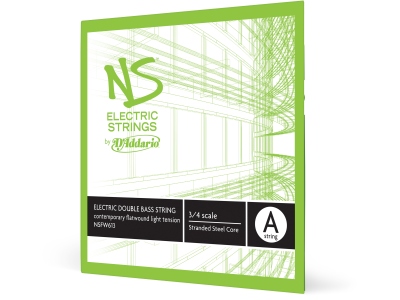 NS Electric Cont. Bass Single A String 3/4 Scale LT