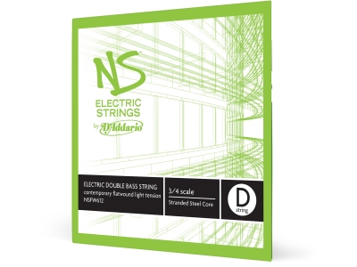 NS Electric Cont. Bass Single D String 3/4 Scale LT