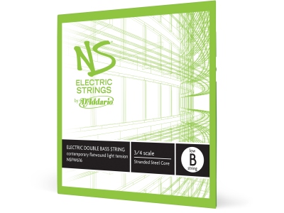 NS Electric Cont. Bass Single Low B String 3/4 Scale LT