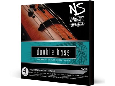 NS Electric Traditional Bass String Set 3/4 Scale MT