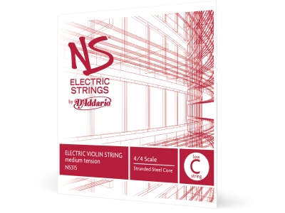 NS Electric Violin Single Low C String 4/4 Scale MT