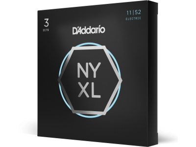 NYXL1152 Nickel Wound Medium Top / Heavy Bottom 11-52 3 Sets