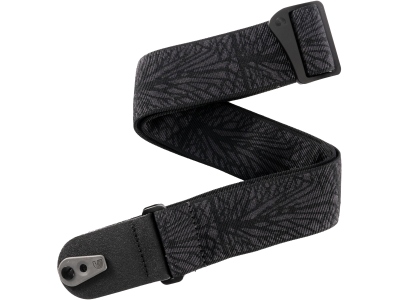 Pad Lock Woven Guitar Strap Lightning Black Tubular