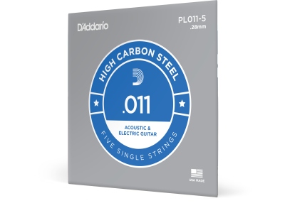 PL011-5 Plain Steel 011 5-pack