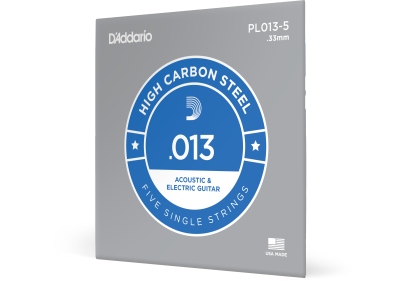 PL013-5 Plain Steel 013 5-pack