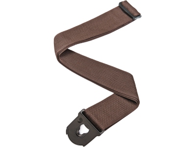 Planet Lock Guitar Strap Polypropylene Brown