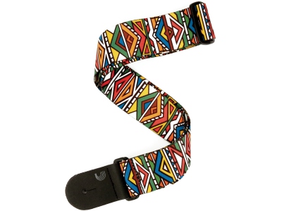 Polyester Guitar Strap Ndebele