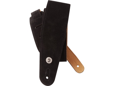 Suede Guitar Strap Black