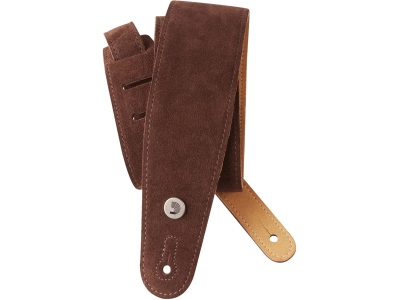 Suede Guitar Strap Cognac