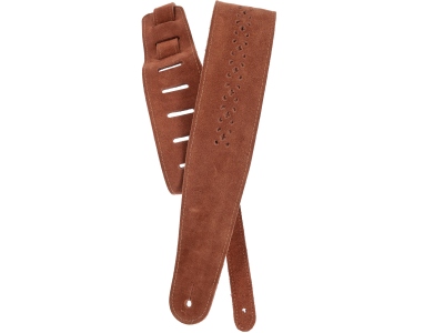 Vented Leather Guitar Strap