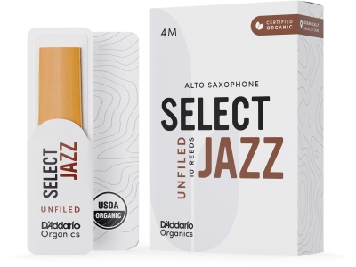 Organic Select Jazz Unfiled Alto Saxophone 4 Medium 