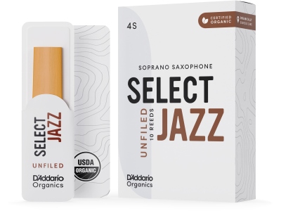 Organic Select Jazz Unfiled Soprano Saxophone  4 Soft 