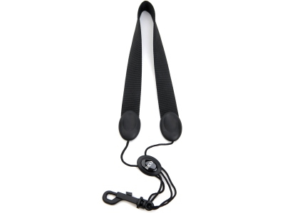 Saxophone Strap Soprano/Alto Black Nylon Snap Hook