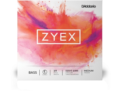 Zyex Bass Single C (Extended E) String 3/4 Scale MT