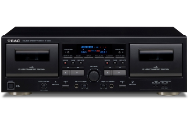 W-1200 Double Cassettedeck Black W-1200 Double Cassettedeck Black
