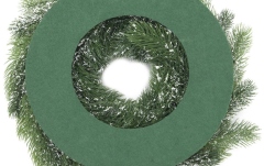 Decor crăciun Europalms Fir wreath, snowy, PE, 45cm