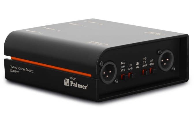 DI Box pasiv cu 2 canale Palmer RIVER elde