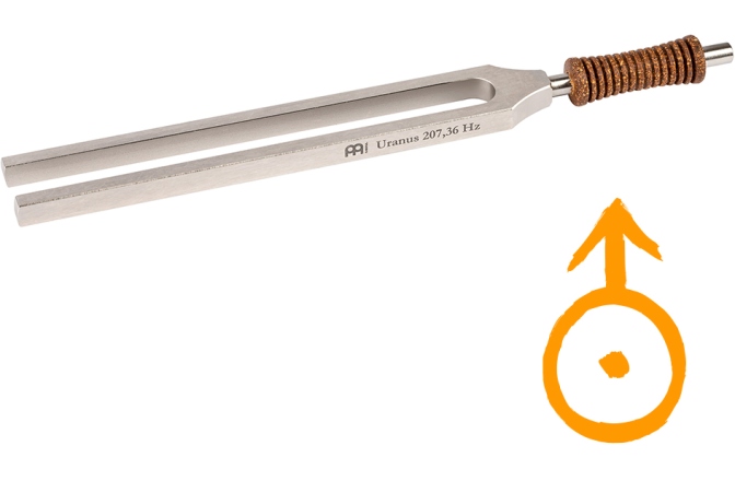 Diapazon meditaţie Meinl Therapy Tuning Fork - Uranus - 207.36 Hz