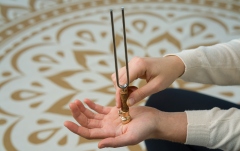 Diapazon Meinl Tuning Fork Vibration Foot Small - Gold