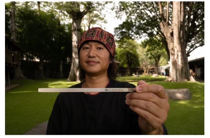 Diapazon terapeutic Meinl Sonic Energy TCM Therapy Tuning Fork, Earth 128 Hz