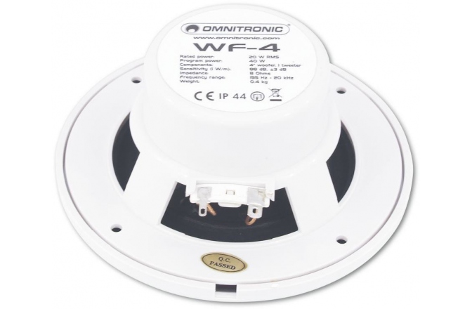 Difuzor de plafon Omnitronic WF-4 Flush-Mount Speaker