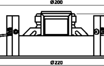 Difuzor de tavan 100V Monacor EDL-68/WS