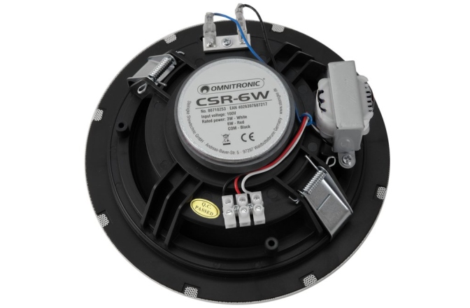 Difuzor de tavan Omnitronic CSR-6W Ceiling Speaker white