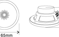 Difuzor plafon Omnitronic WF-5 Flush-Mount Speaker