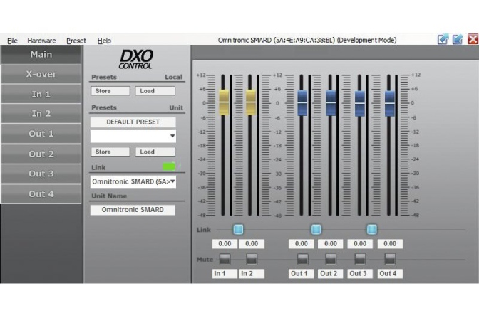 Digital system processor (DSP) în format mic Omnitronic SMARD-24RCA Digital DSP Controller