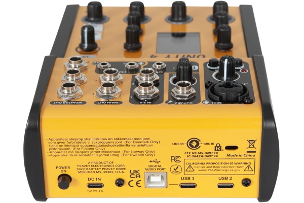 Peavey Unity 4 Digital Mixer — 3