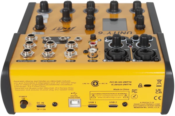 Peavey Unity 6 Digital Mixer — 3