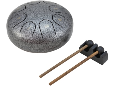 TD-8  Steel Tongue Drum, silver