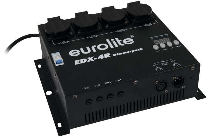 Dimmer 4 canale Eurolite EDX-4R Dimmerpack